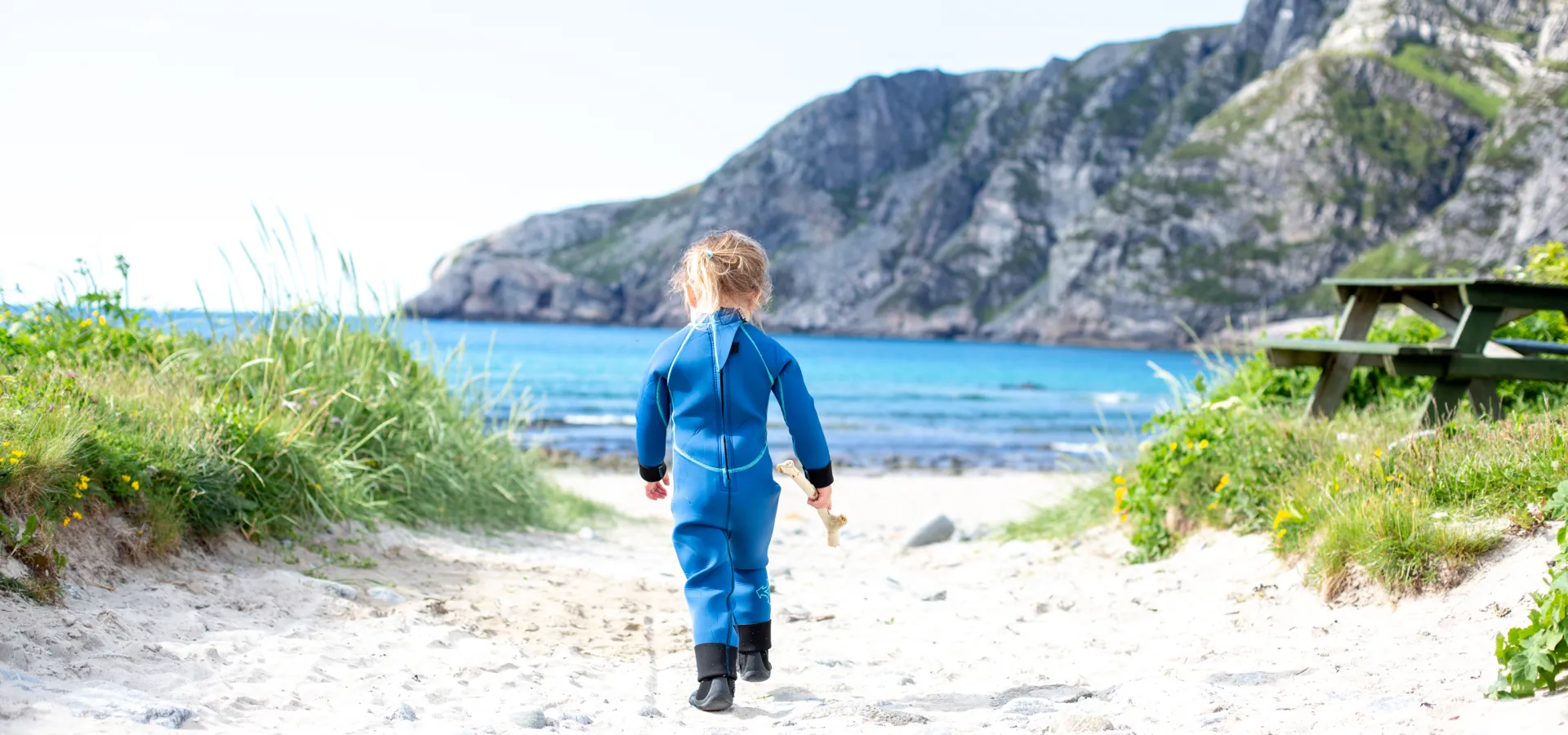 Surfing med barn Stadlandet